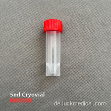 Selbststehende 5ml Kryovial 5ml Transportrohr FDA